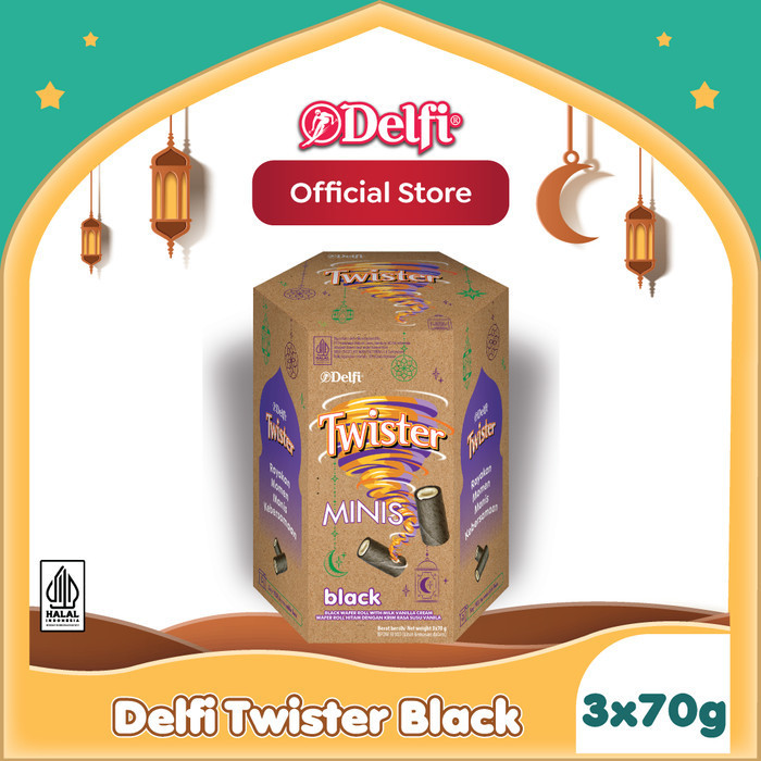 

NEW Twister Wafer Black Vanilla Gift Pack Lebaran