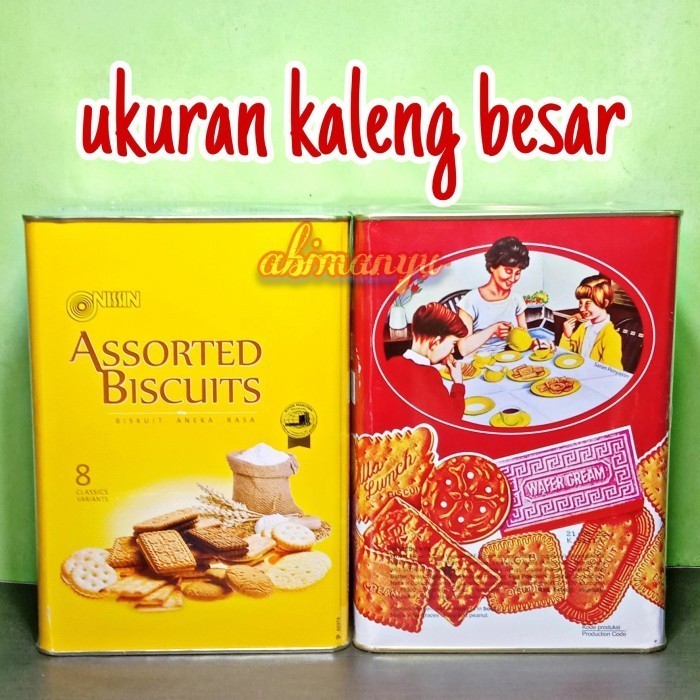 

BERMUTU nissin assorted biscuit yelow 1100 gram