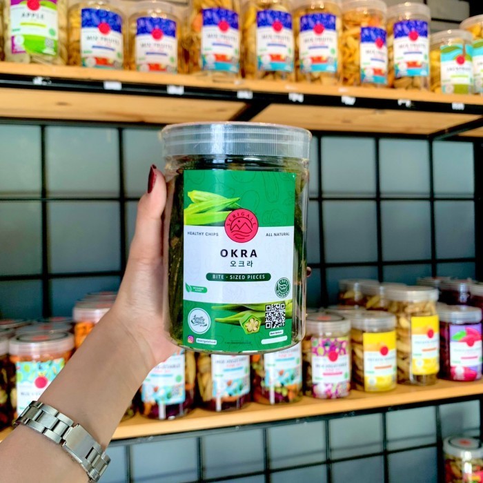 

KOMPLIT KERIPIK OKRA PREMIUM 1000 ML I KERIPIK SAYUR BUAH PREMIUM