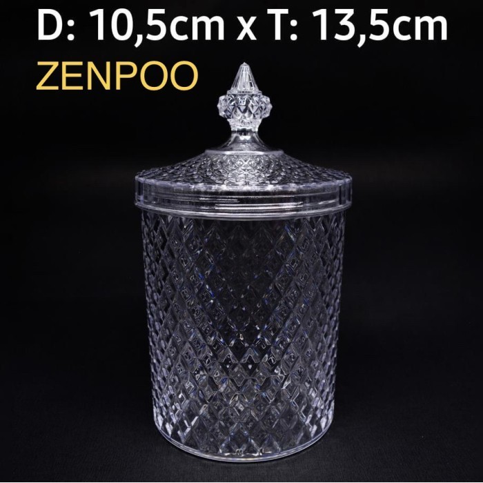 TOPLES KRISTAL TOPLES KUE KERING TOPLES CEMILAN AKRILIK 6 SET