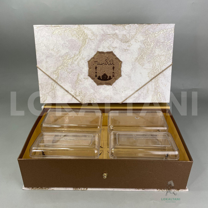 BOX LEBARAN 4 TOPLES 350GR WALLPAPER / BOX HARDTOP KUE KERING