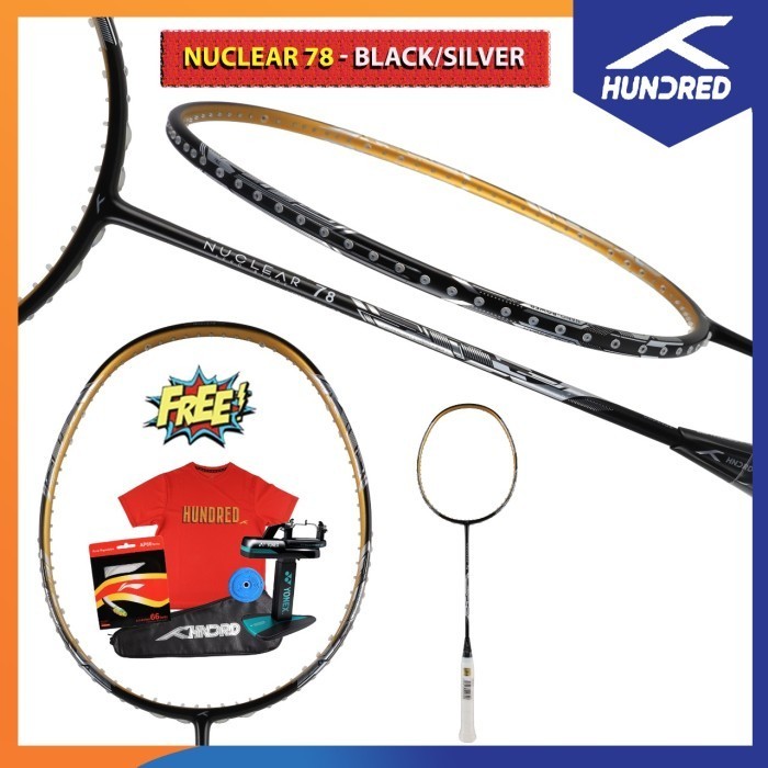 Hundred Raket Nuclear 78 Raket Badminton Original