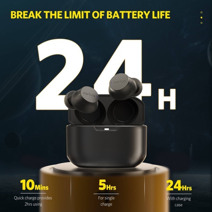 Earfun Free Mini True Wireless Earbuds - Tws Mini Buds Super Bass Ipx7