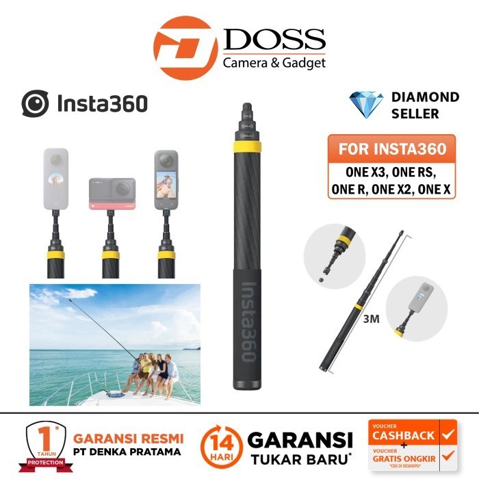 Insta360 Extended Edition 3M Selfie Stick New Version