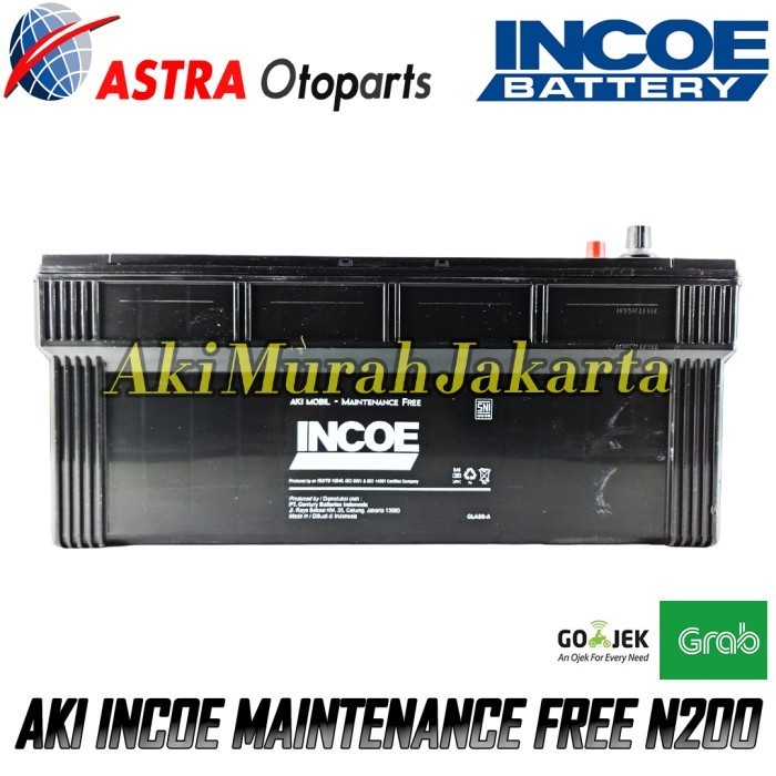 Aki Incoe Mf Astra N200 / 190H52 Aki Kering 12V / 200Ah