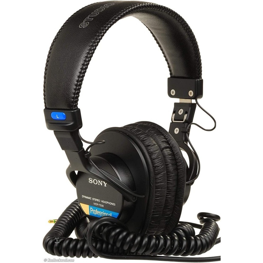 Sony Mdr-7506 Mdr7506 Mdr 7506 Stereo Professional Headphones Headset