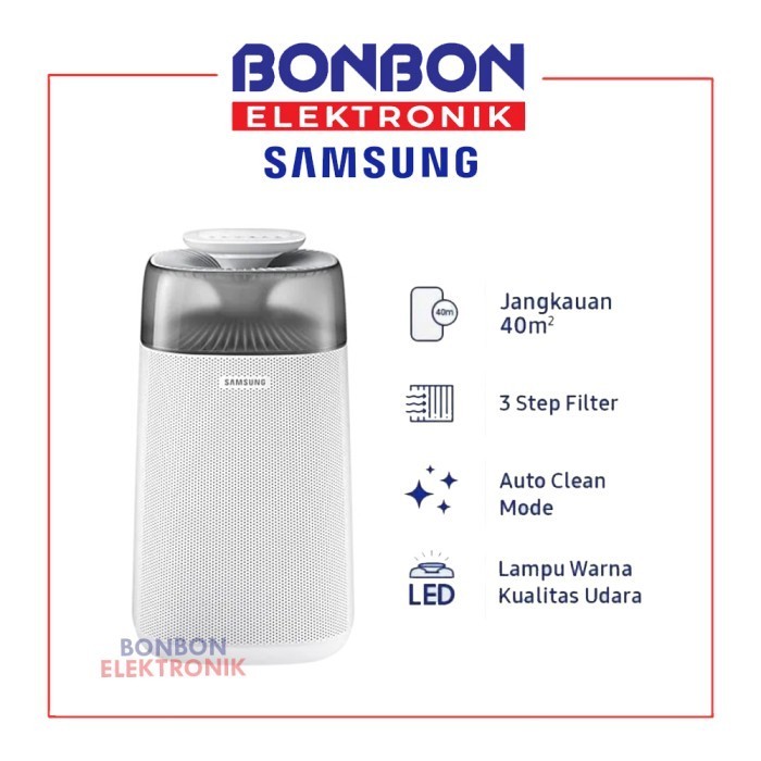 Samsung Air Purifier Ax40R3030Wm Coverage Area 40M Ax40R