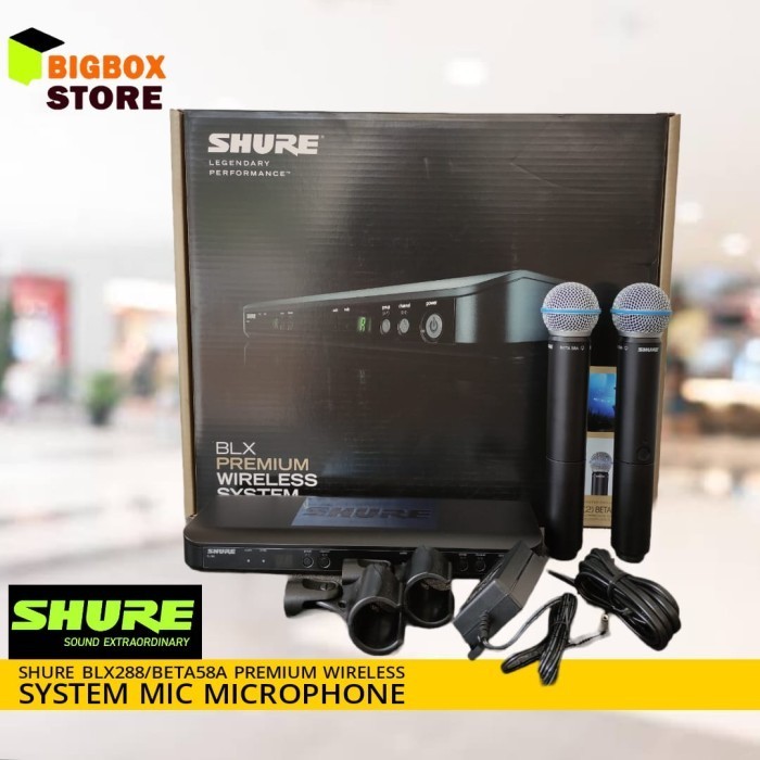 Microphone Wireless Shure Blx288/Beta58 Original