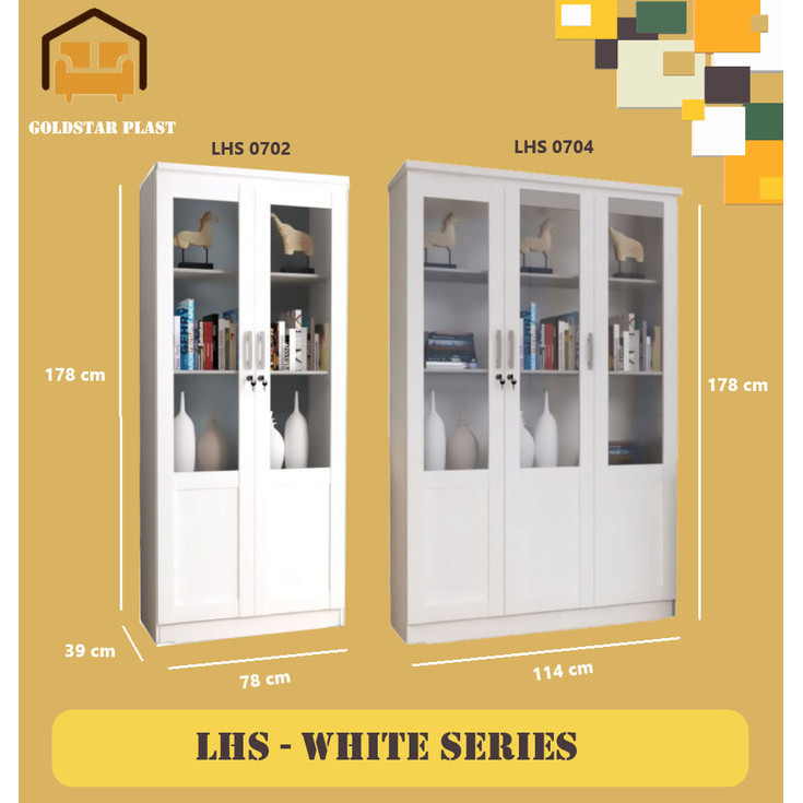 

LEMARI BUKU / LEMARI HIAS / LHS 0704 0702