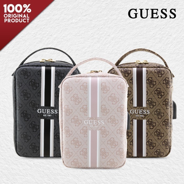 Handbag Clutch Pouch Guess 4G Stripe Series