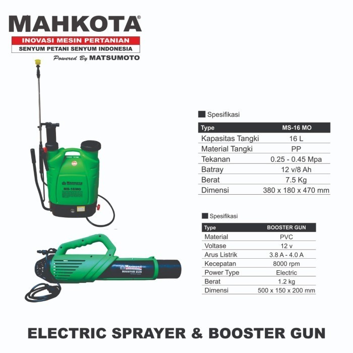 Paket Sprayer 3In1 + Booster Motoyama