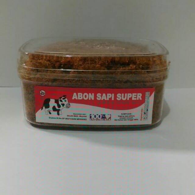 

abon sapi super boyolali 370 gram