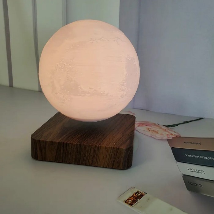 Led Moon - Magnetic Levitating / Floating Lamp / Lampu Tidur Bulan