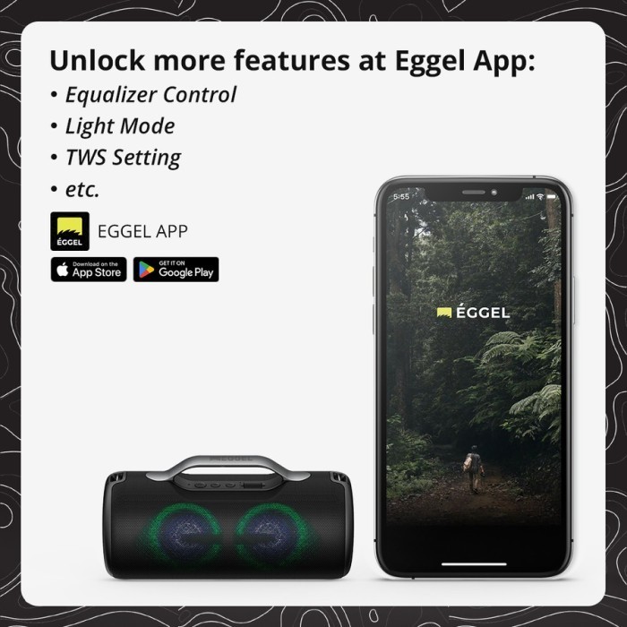 Eggel Elite Xl 2S / 2 S / Ii S Waterproof Portable Bluetooth Speaker