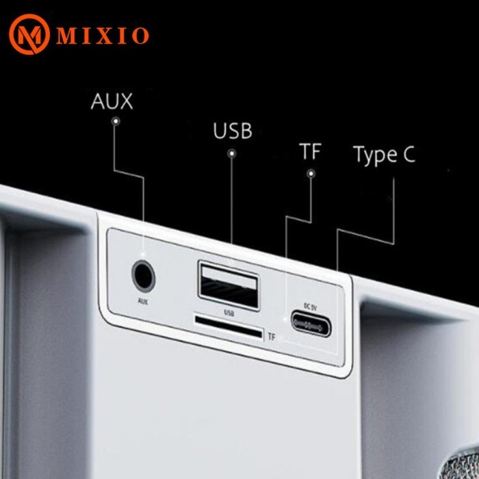 Mixio Ys-203 Voice Change Karaoke Speaker Bluetooth For Mobile Phone