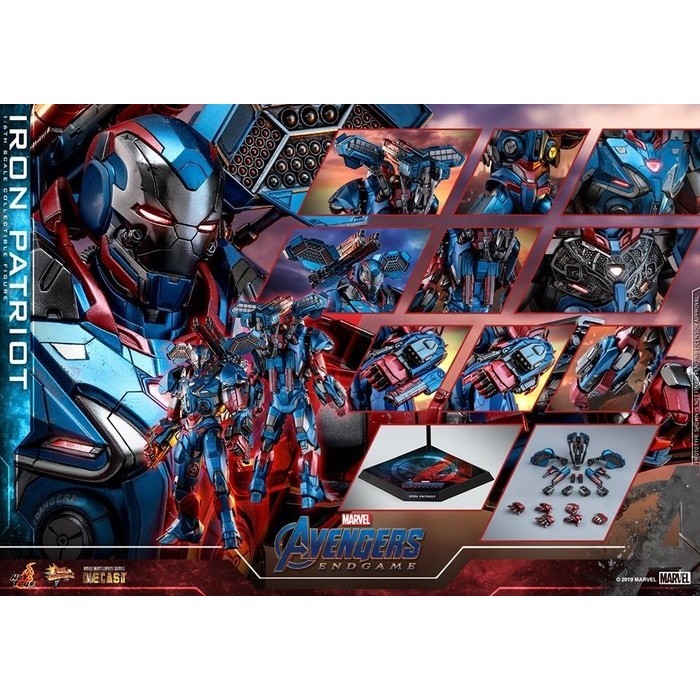 Hot Toys 1/6Th Scale Avengers Endgame - Iron Patriot