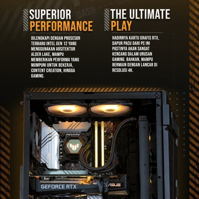 Asus Prime Pc I9-12900F Rtx 3060 16Gb Rakitan Gaming Pc