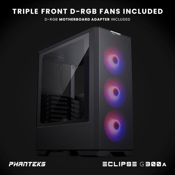 Phanteks Eclipse G300A Mid Tower Atx Gaming Case