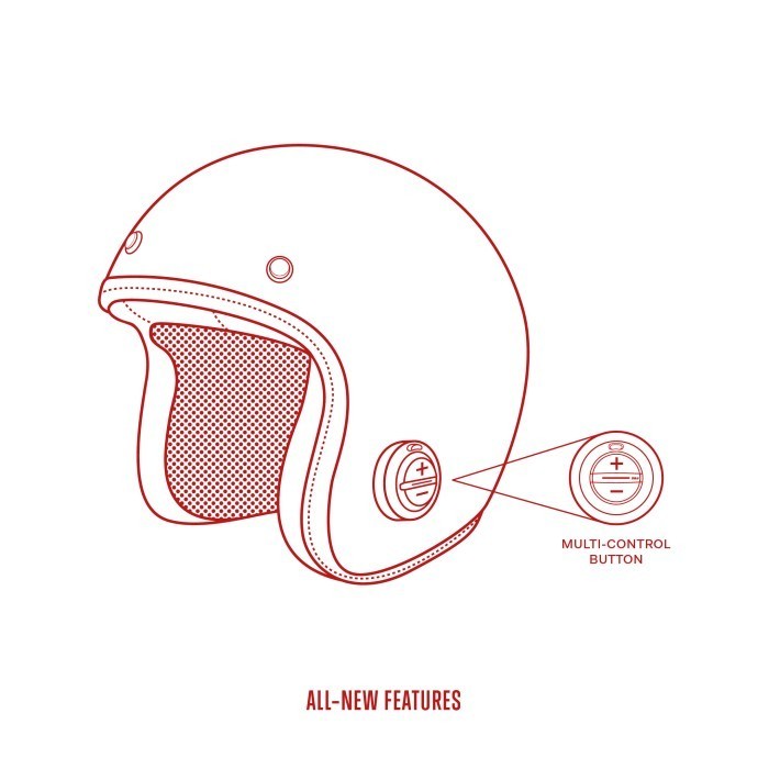 Zulu Smart Bluetooth Helmet Osiris Black Maroon Chrome