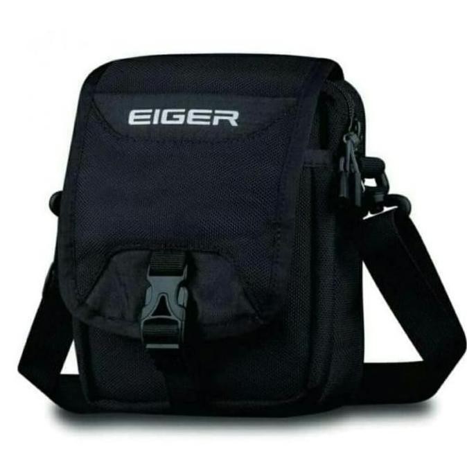 Spesial Tas Selempang Eiger Stripe 2 Black Original Tas Pria Wanita Pieestuff_