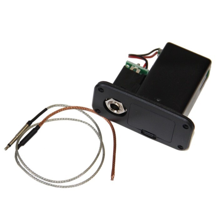 Cherub Gt-6 Preamp Equalizer 3 Band Pickup Gitar Akustik Tuner Reverb