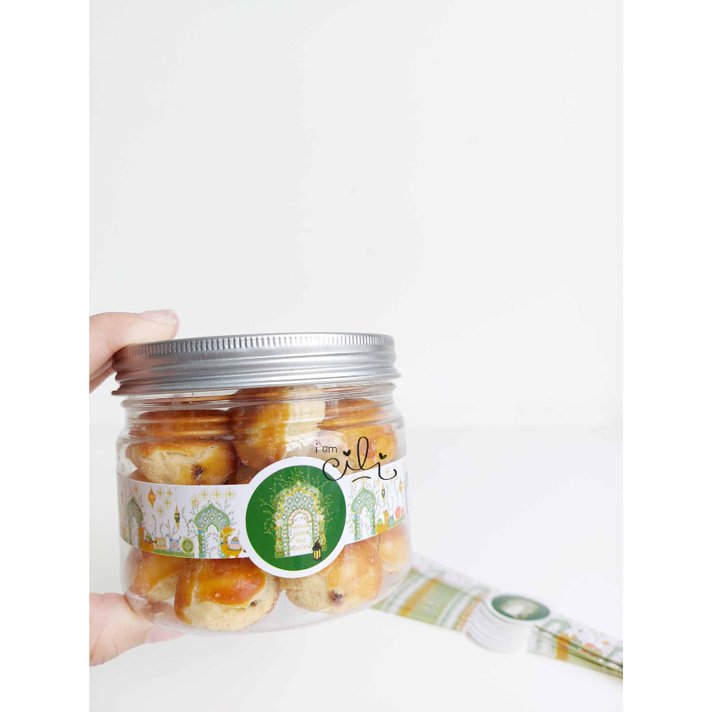 

(Sif102+Sif103) Stiker Toples Kue Lebaran Taqwa Lingkar