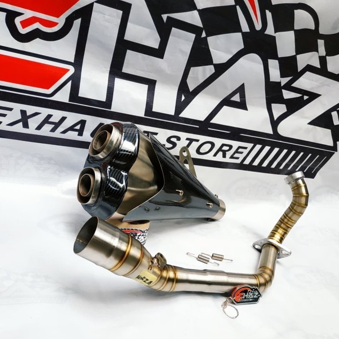 Knalpot Racing Honda Forza 250 Model Z1000 Full Stainless