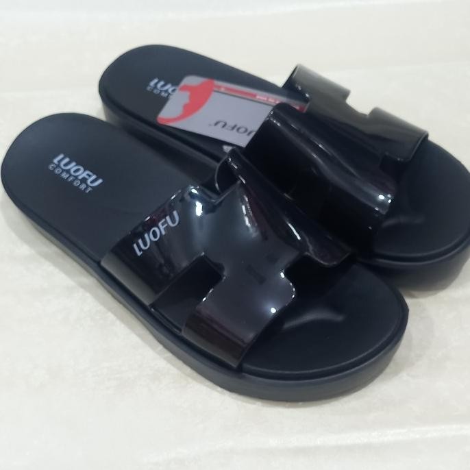 Terbaik Sandal Selop Luofu E7199 Wanita Original