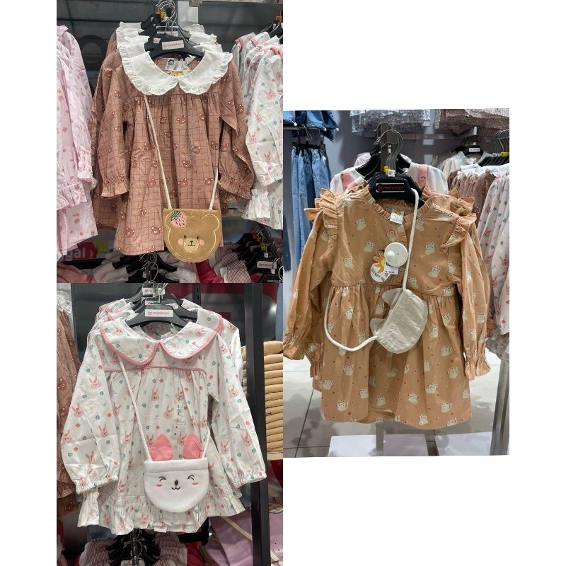 LITTLE M Dres anak perempuan size 2-6th