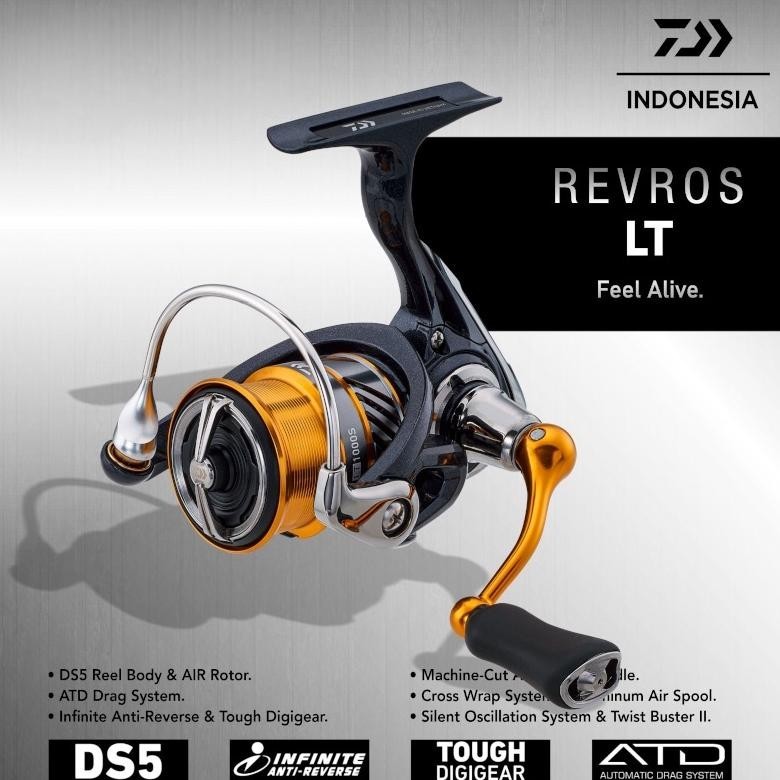 FISHING REEL DAIWA REVROS LT 1000-XH, DAIWA REVROS LT 2500-XH DAIWA REVROS LT 3000-CXH
