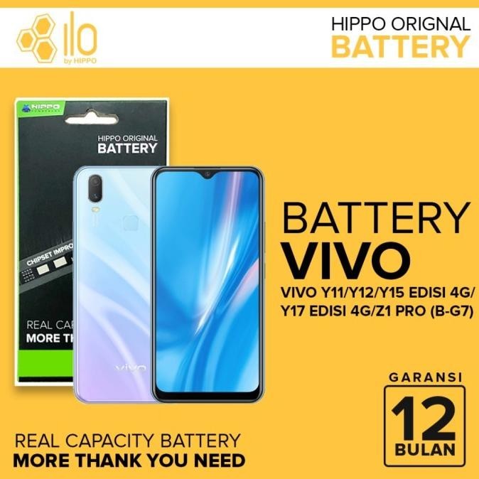 HIPPO Baterai VIVO Y11 / Y12 / Y15 4G/ Y17 4G / Z1 PRO (B-G7) 5000MAH