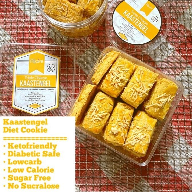 

New Kue Kering Keto Diet Kastangel Keju Lowcarb Sugar Free Aman Diabetes Original