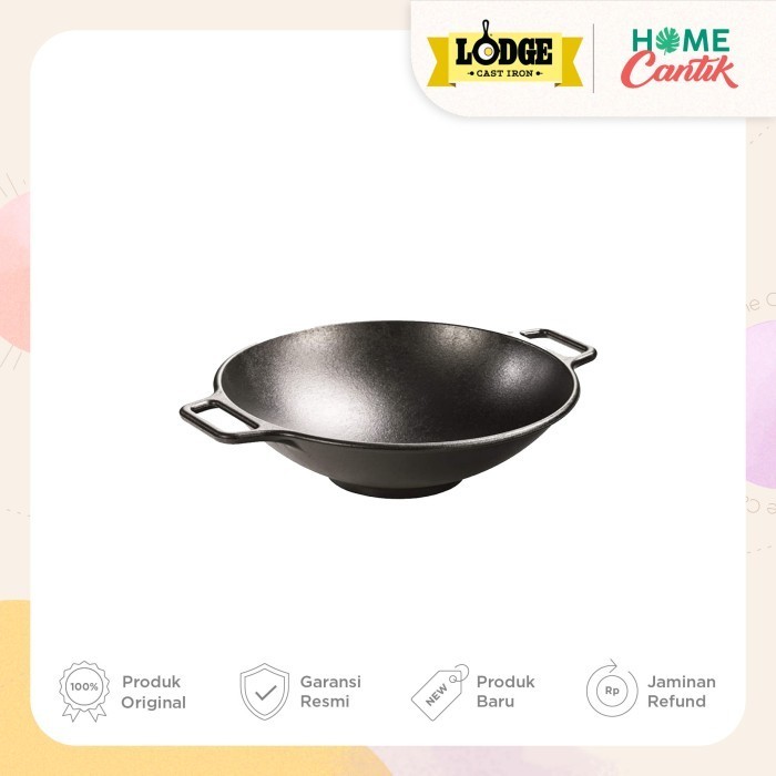 Lodge 14 Inch Cast Iron Wok P14W3