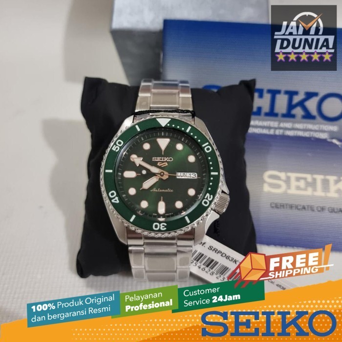 Seiko 5 Original Automatic Srpd63K1 Srpd63 Srpd 63 K1 Srpd 63K1 Ro