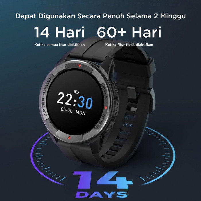 Mibro Official X1 Smartwatch Amoled 5Atm 60 Days Ultra Long Jam Tangan