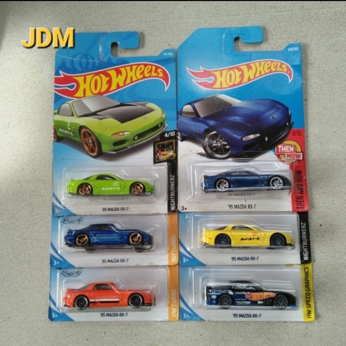 Hot Wheels 95 Mazda Rx-7 Set