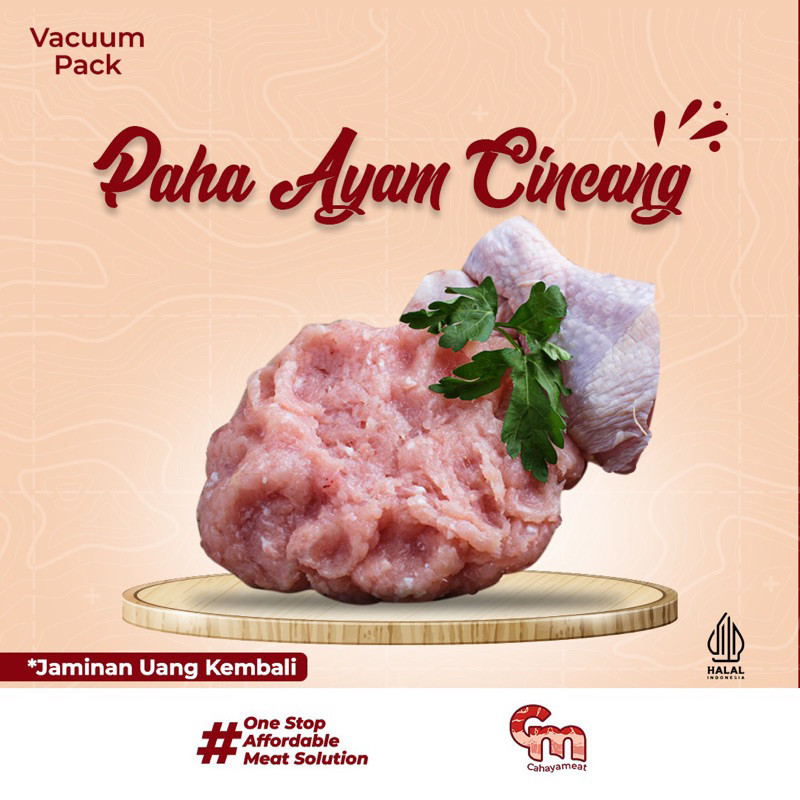 

Paha Ayam Giling Cincang Segar Berkualitas Minced Chicken Thigh -Gratisongkir