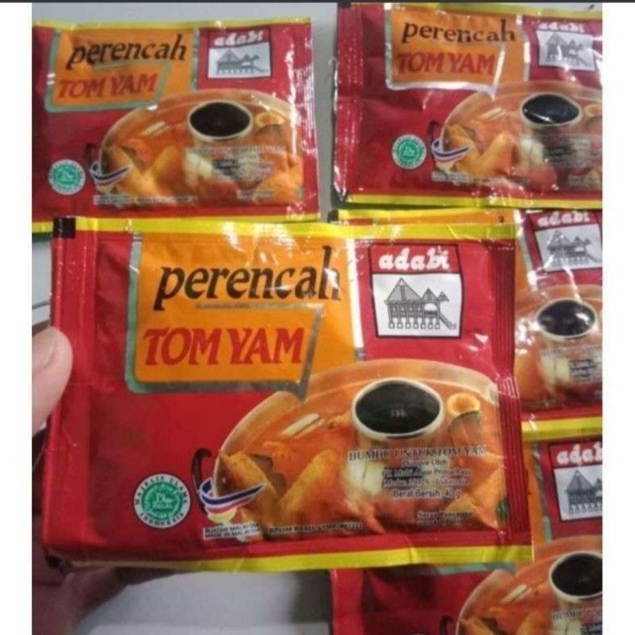 

Perencah Tom Yum Adabi Perencah Tom Yam Bumbu Tomyam Sup Tomyum Isi 30