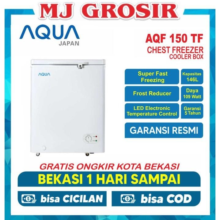 Aqua Aqf 150 Tf Chest Freezer Box 146 L Lemari Pembeku 146 Liter