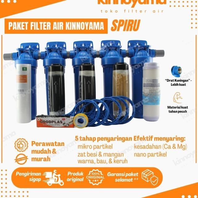 Terbaru Paket Housing Filter Air Tandon Sumur Bor / Filter Air Toren Zat Besi