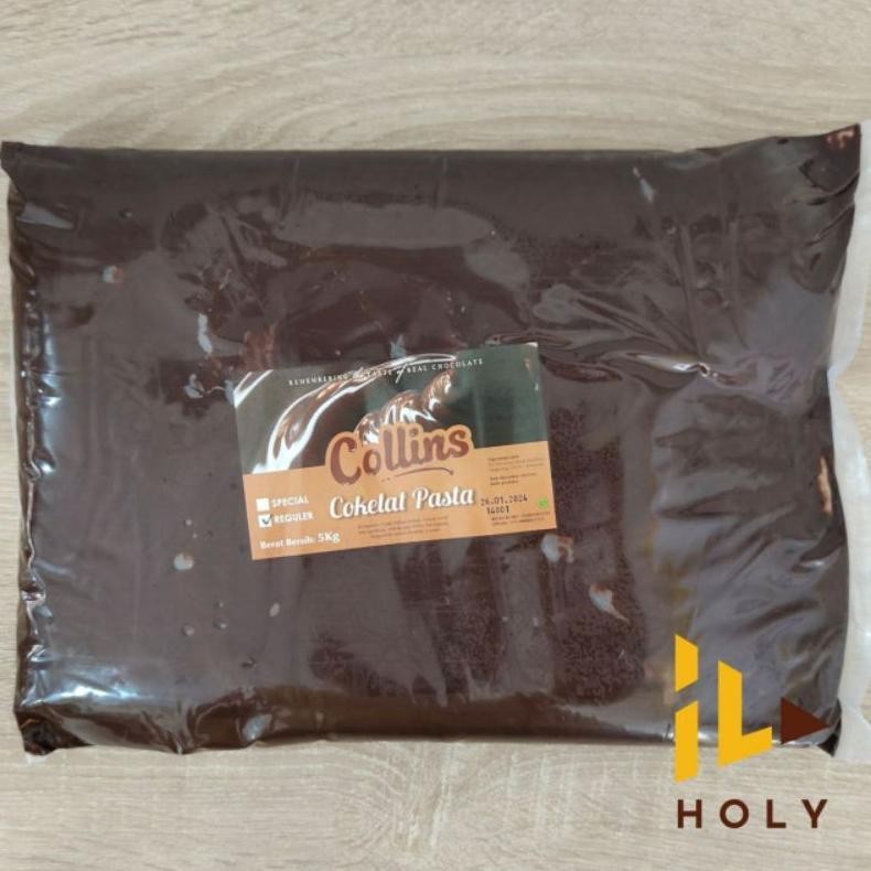 

LANGSUNG KIRIMM COLLINS FILLING COKLAT PASTA PILLOW (5KG) / 5KG COKLAT PASTA ISIAN ROTI KUE CAKE BOLEN