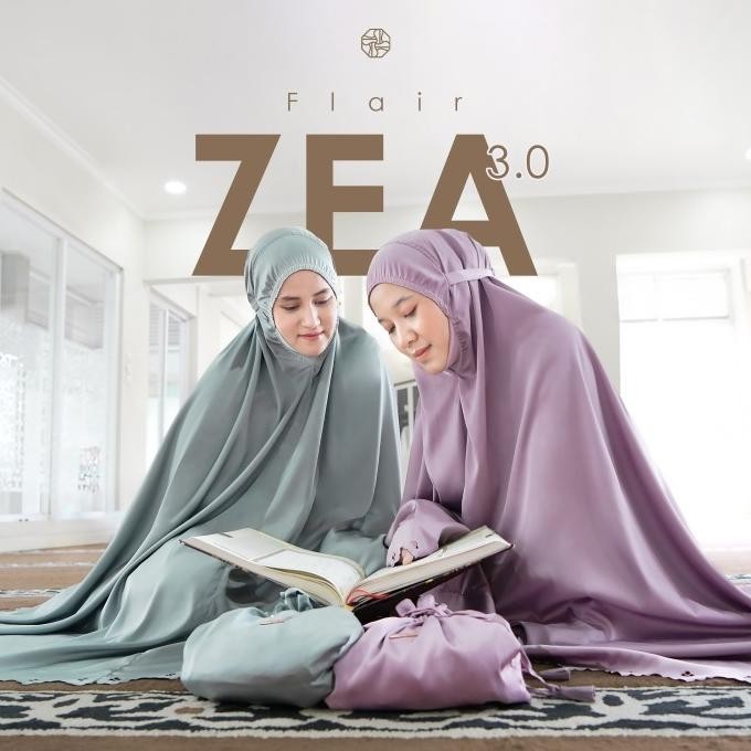 New Mukena Siti Khadijah Flair Zea Original