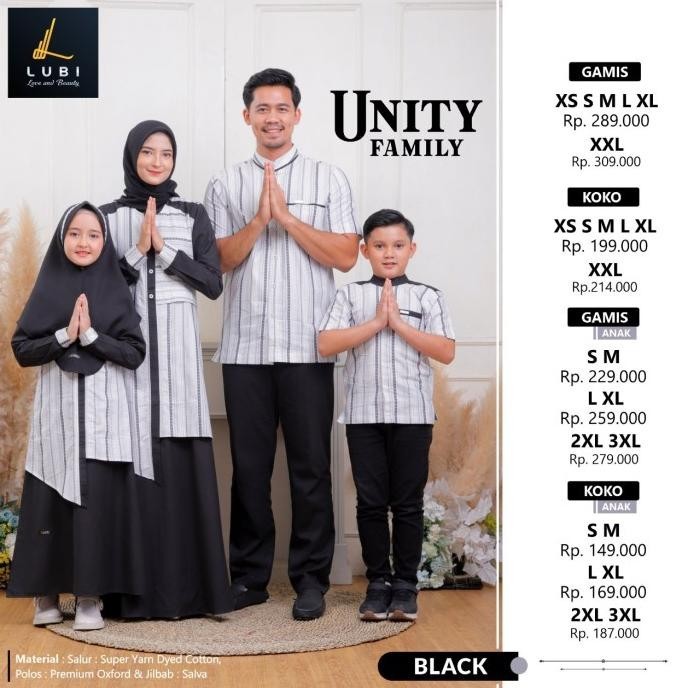 Sarimbit Lubi Unity Family Black Original