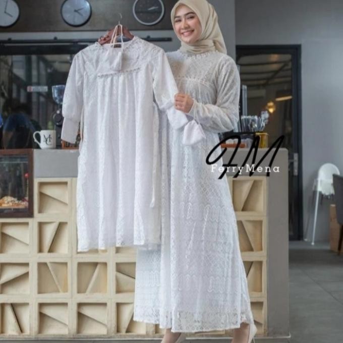 Gamis Couple Sahira Premium Grosir Tanah Abang/Fashion Muslim Original