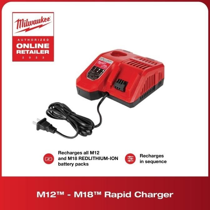 Ready Milwaukee M12 M18 Rapid Combo Charger