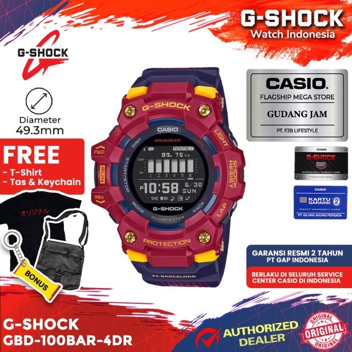 G-Shock Gshock Gbd-100Bar-4Dr Gbd-100Bar Gbd-100 Gbd100Bar Gbd 100Bar