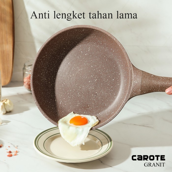 Carote Terra 3/4 Pcs Set Wajan Dan Panci Marble Anti Lengket