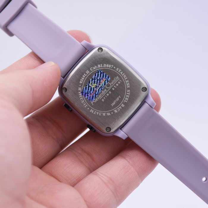 Alexandre Christie Ac Digi 9369 Jam Tangan Digital Wanita Rubber Ungu