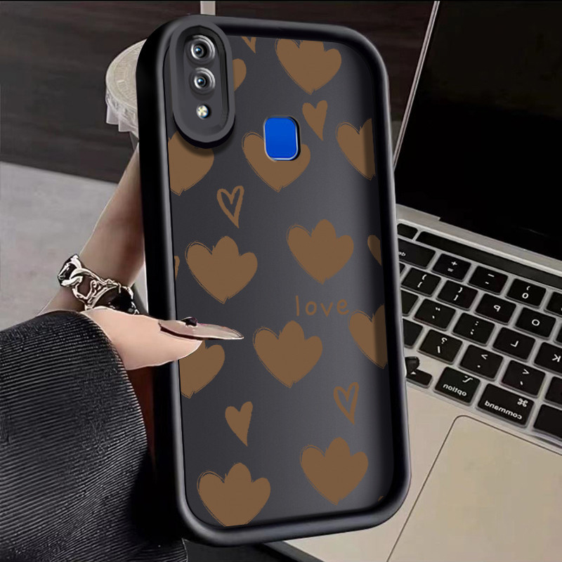 Casing Hp VIVO Y95 Y93 Y93s Y91 Y91i Case Anti Drop silikon Casing HP ponsel Kesing Double Love Soft