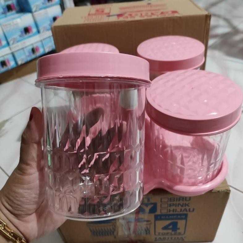 Terlaris Toples Set Candy / Toples Makanan / Toples Satu Set Good Quality
